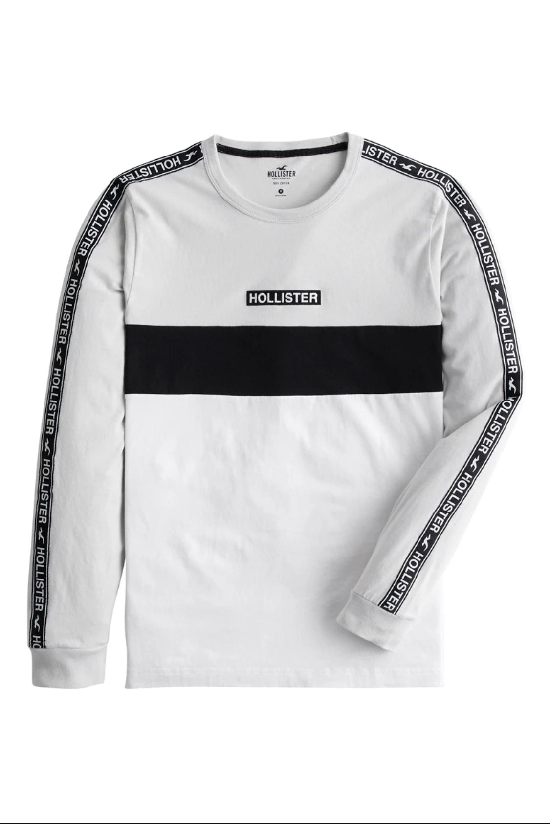 T-shirt à col rond avec manches longues