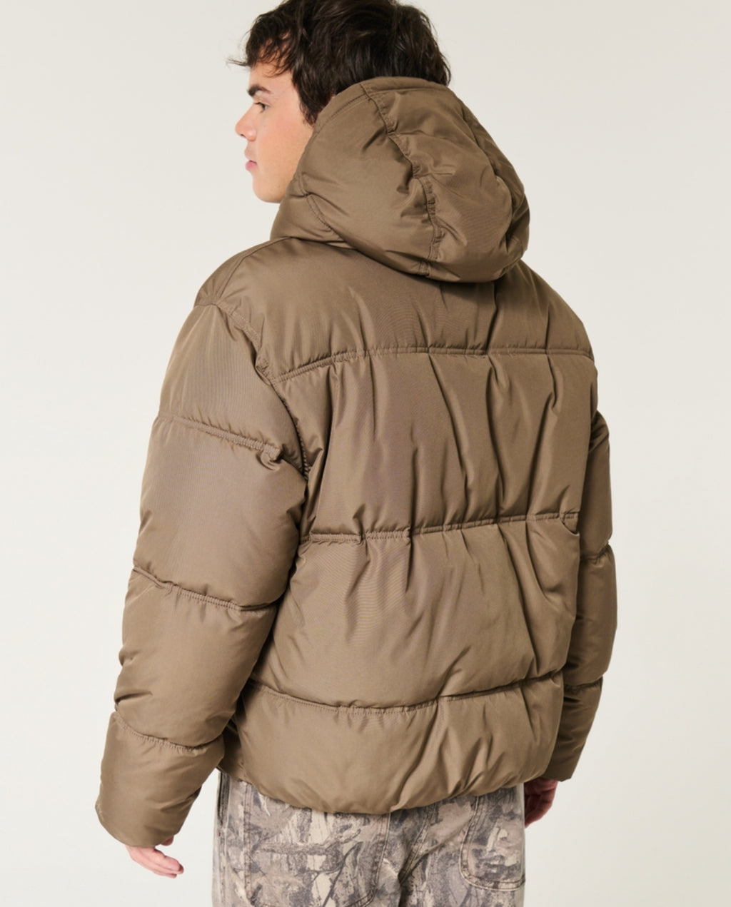 Doudoune doublée en fausse fourrure