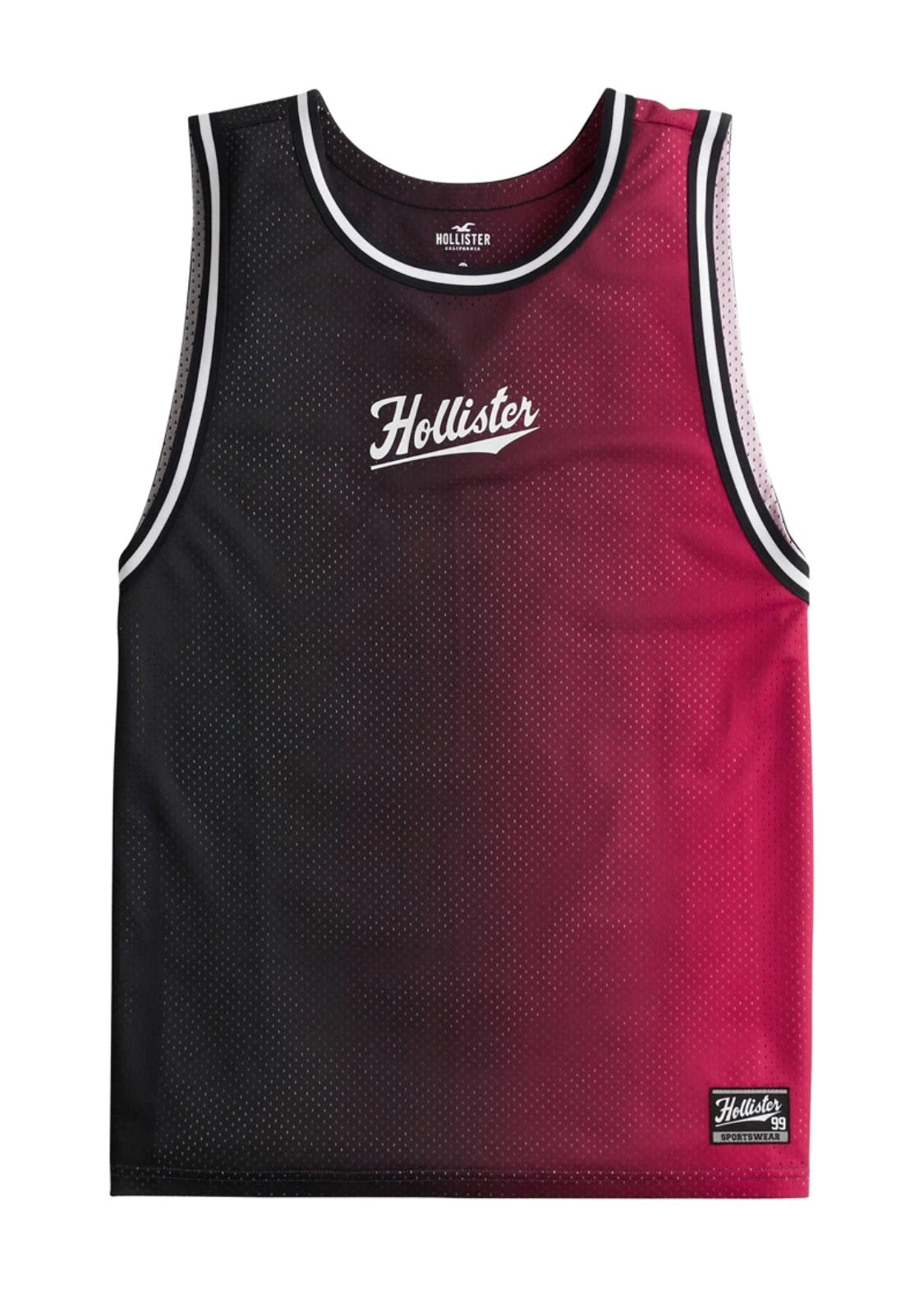 Débardeur Dip and Dye - Noir et Rouge