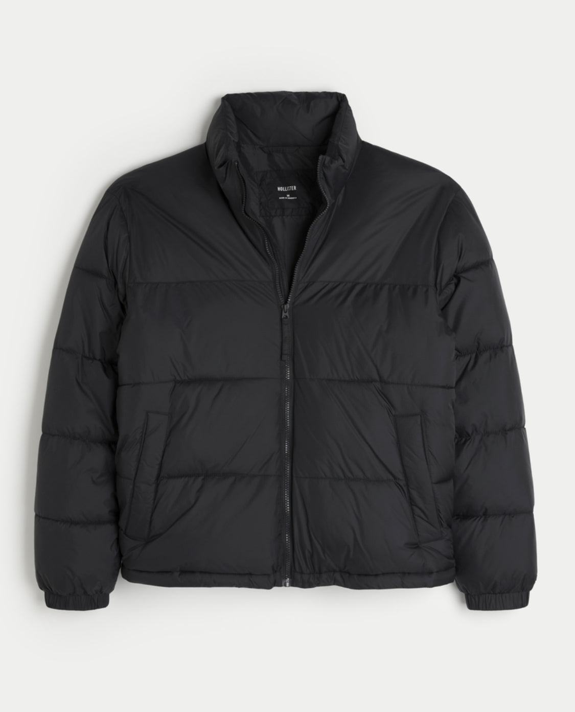 Doudoune à col cheminée de coupe boxy