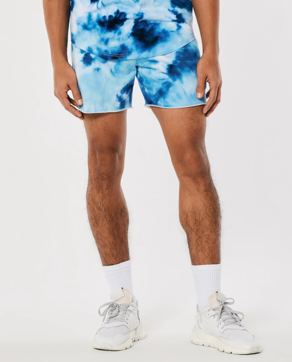 Short tie & die mi-cuisse avec logo en polaire Feel Good Hollister