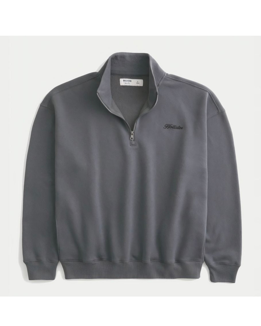 Sweat à logo Boxy et fermeture éclair quart de longueur