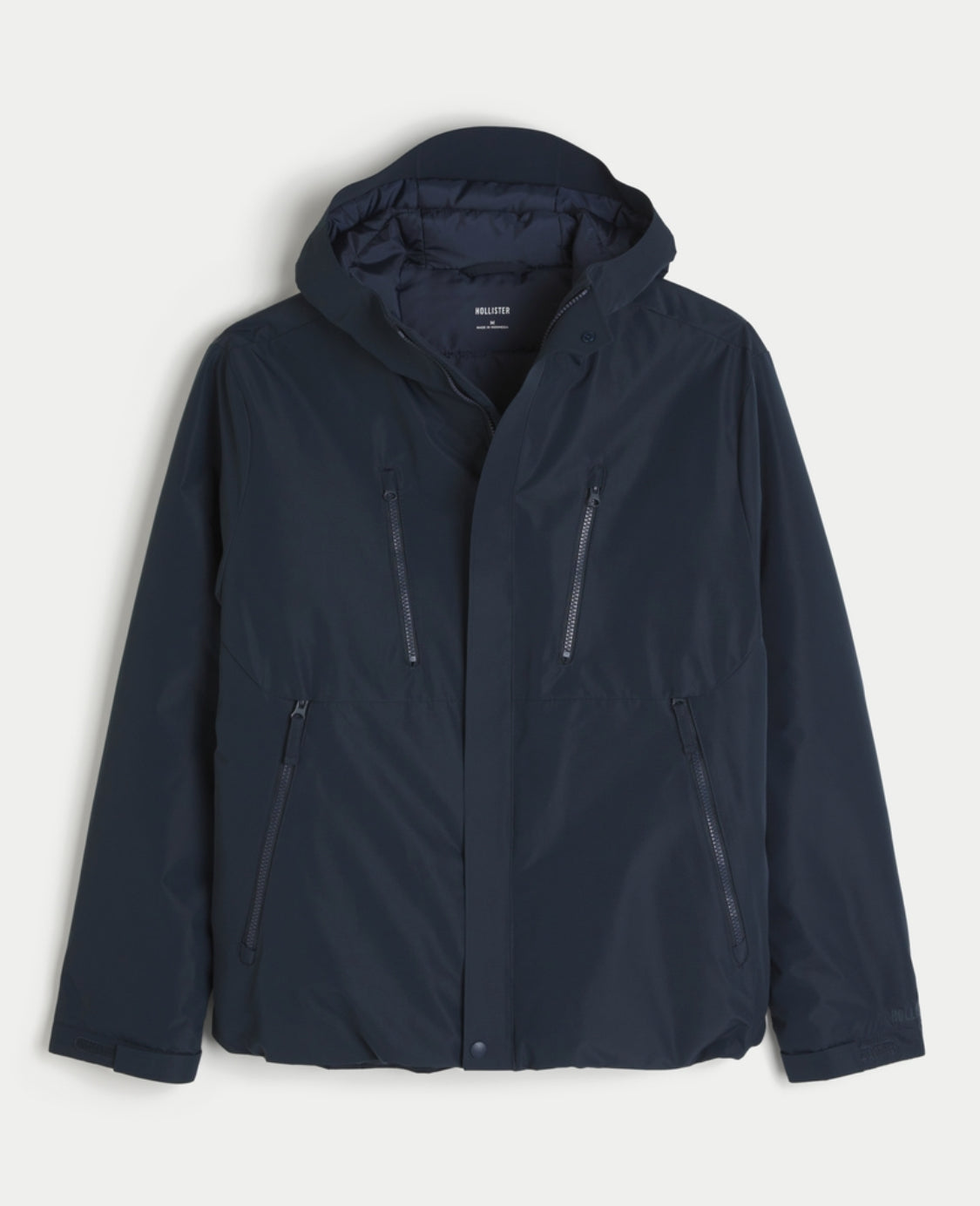 Veste shell à capuche