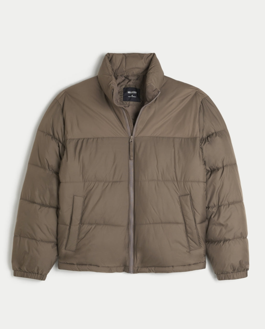 Doudoune à col cheminée de coupe boxy