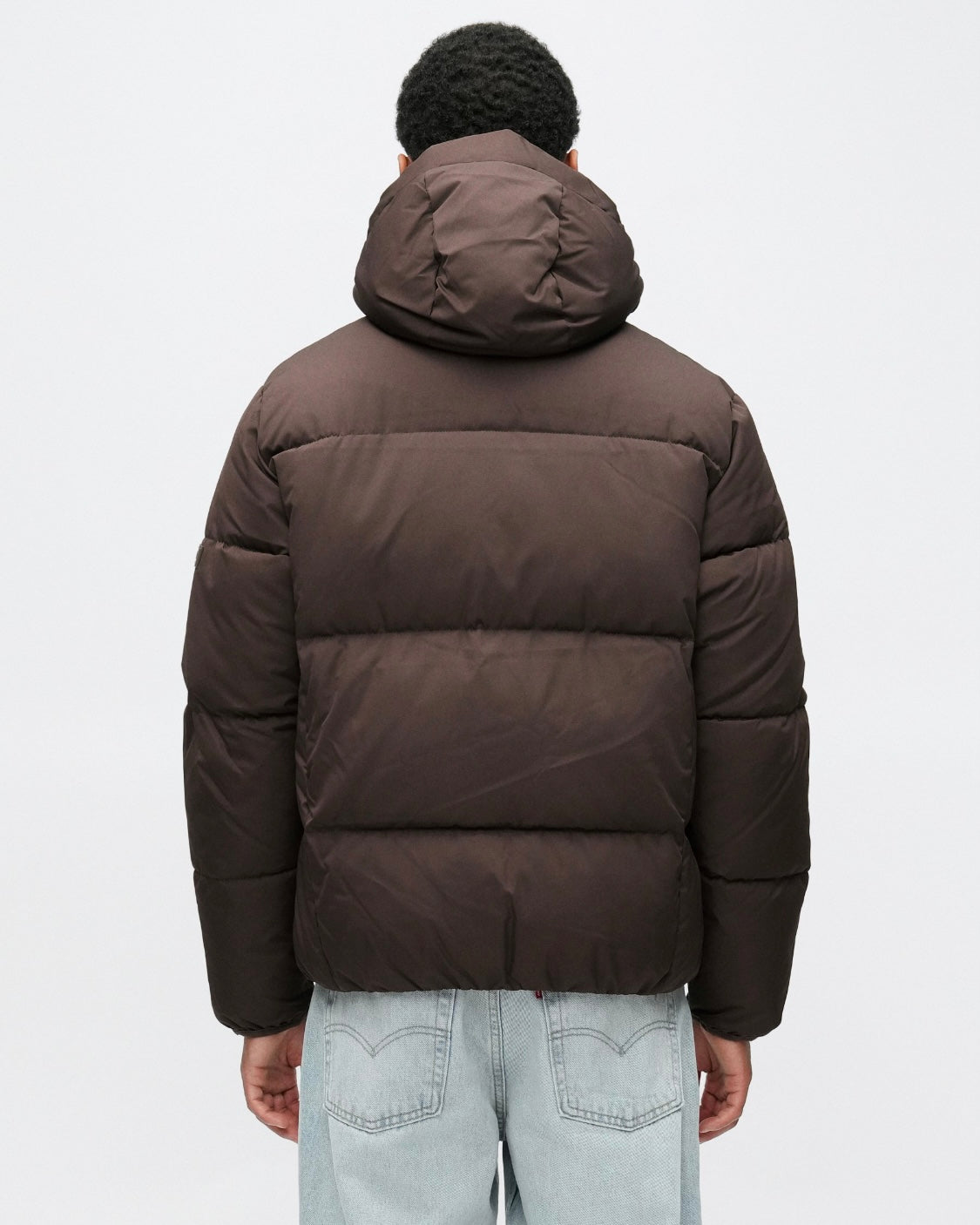 Doudoune doublée de fausse fourrure