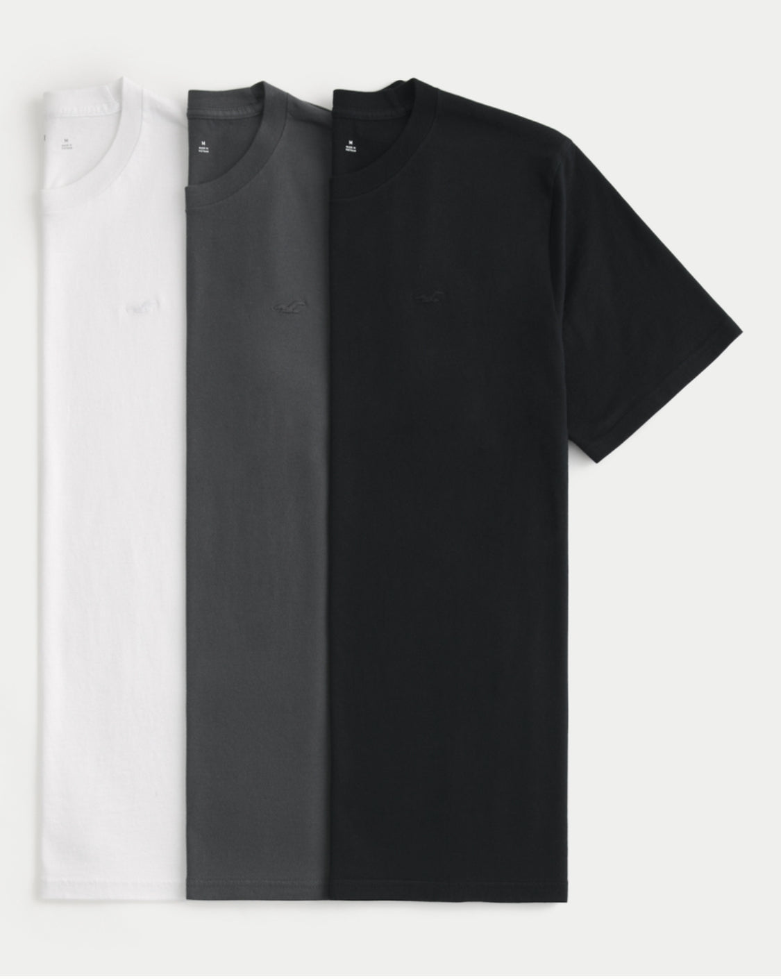 Pack de 3 t-shirts ras du cou à emblème