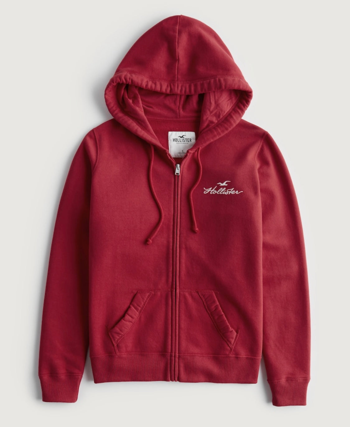 Sweat à capuche zippé à logo graphique brodé Easy