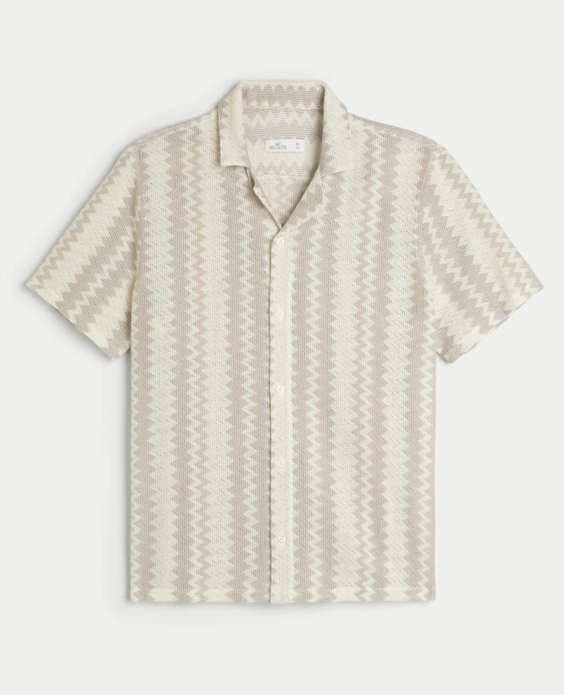 Chemise style crochet à manches courtes