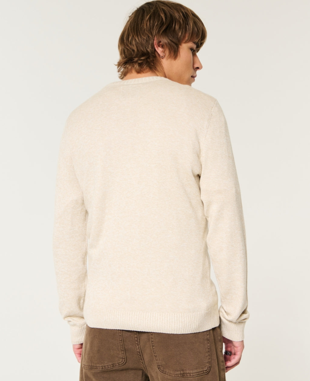 Pull à col rond en jersey