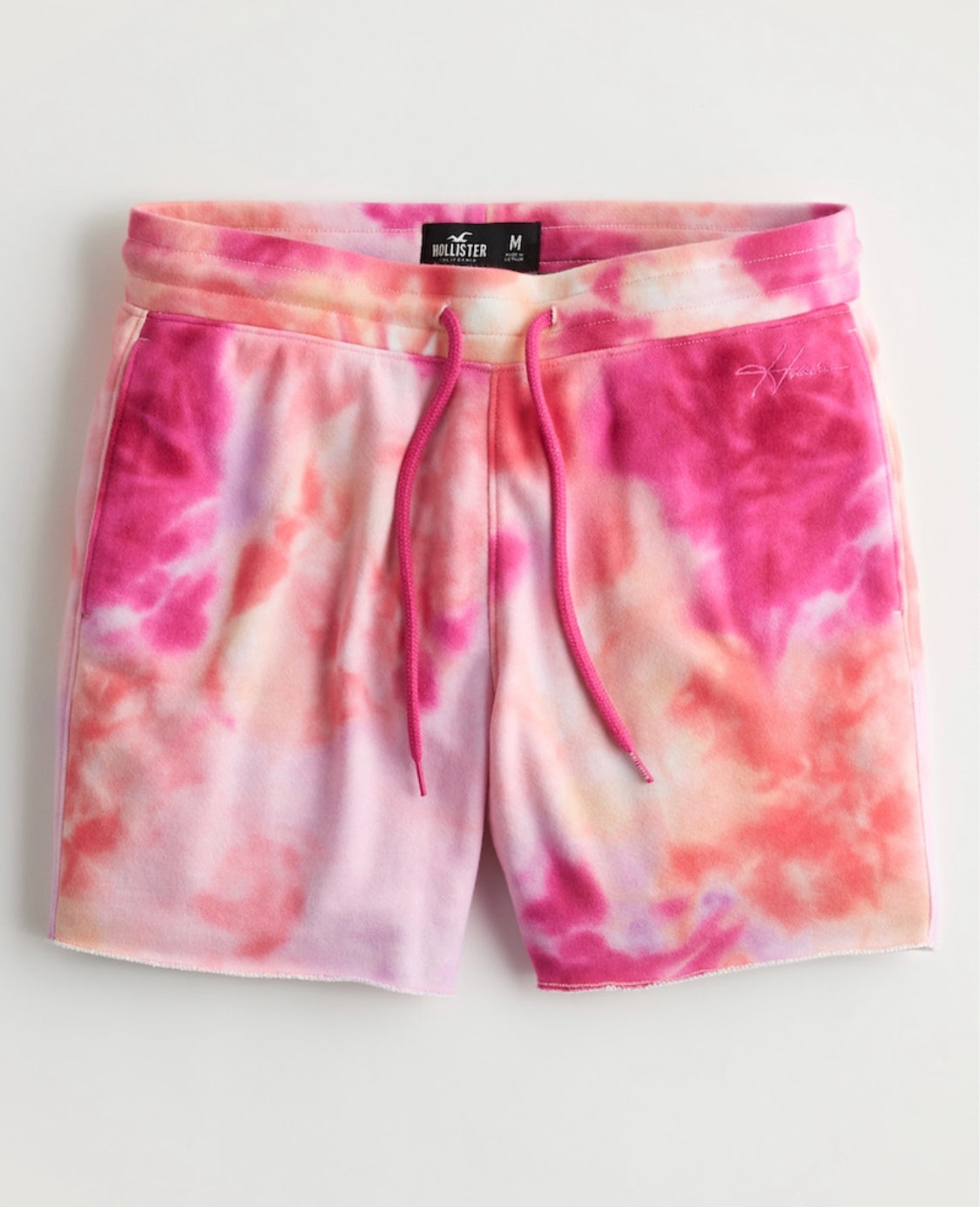 Short tie & die mi-cuisse avec logo en polaire Feel Good Hollister