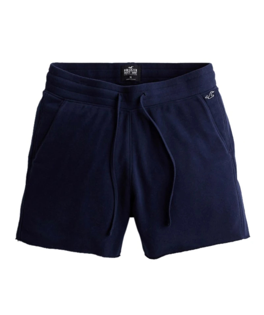 Short mi-cuisse avec logo en polaire Feel Good Hollister