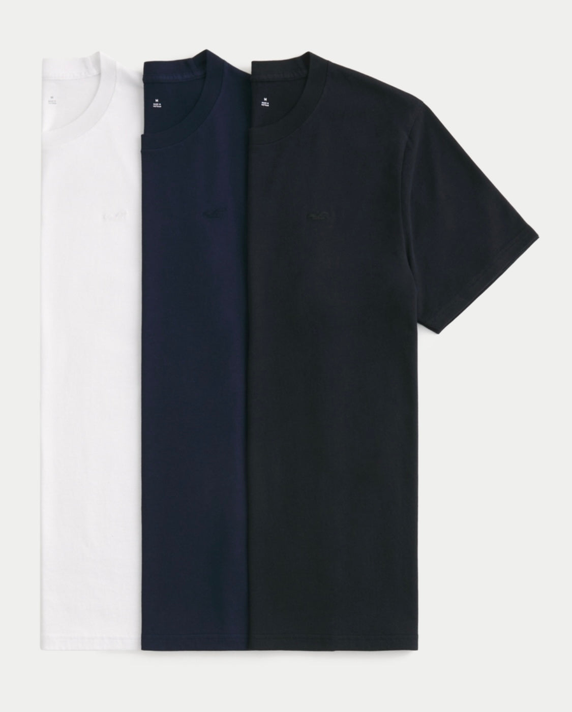 Pack de 3 t-shirts ras du cou à emblème
