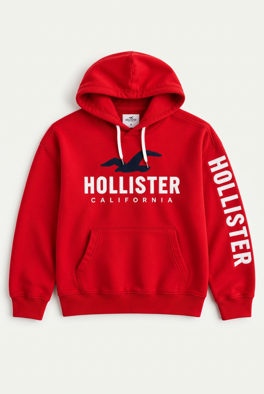 Sweat à capuche à logo Hollister